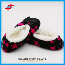 Winter Indoor Warm Anti-slip Star Home Slipper for wholesale